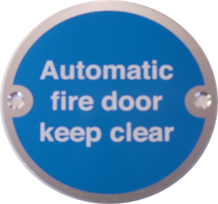 Automatic Fire Door Keep Clear - From 2.95